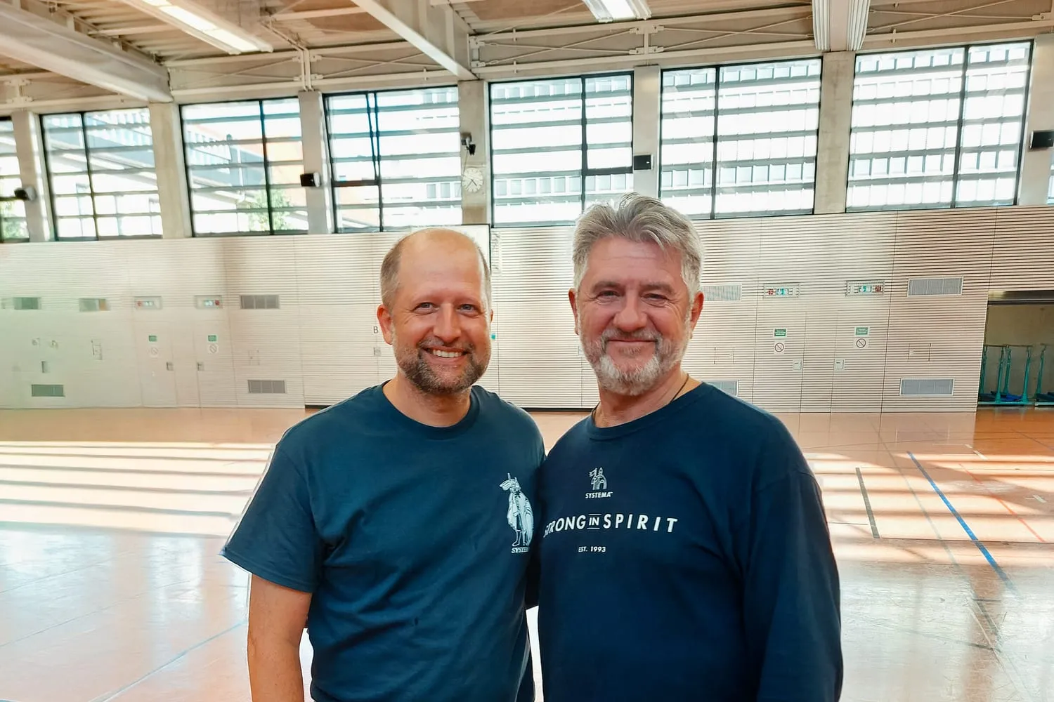 Christian Weidl gemeinsam mit Vladimir Vasiliev — direkte Zertifizierung vom Systema-Gründer